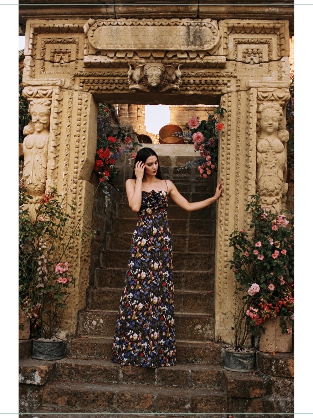 $2490 The Vampire’s Wife Paradise Road Liberty Silk Satin Runway Dress - Picture 8 of 14